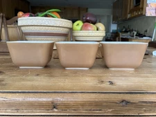 Vintage Pyrex 501-B Brown Refrigerator Dishes (Lot Of 3) 1.5 Cup USA – No Lids