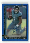 2025 Topps Chrome Travis Etienne Jr. Blue Refractor (RAW)