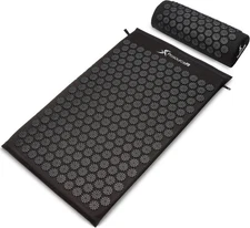 ProsourceFit Acupressure Mat and Pillow Set for Back/Neck Pain Relief and Muscle