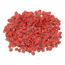 Fake Sprinkles, 30G Red Grapes Resin Faux Sprinkles, Red