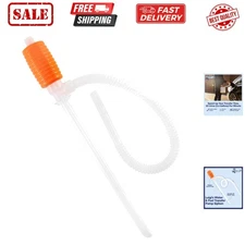 Siphon Pump - Siphon Hose for Water & Gasoline Fuel Transfer - Large Hand Wat...