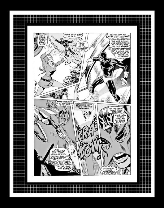 Don Heck X-Men #64 Rare Production Art Pg 17 Monotone