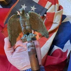 Original Civil War  Brass Flag Pole Eagle