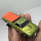 HOT WHEELS VINTAGE REDLINE 1968 CUSTOM FLEETSIDE HONG KONG LIME GREEN