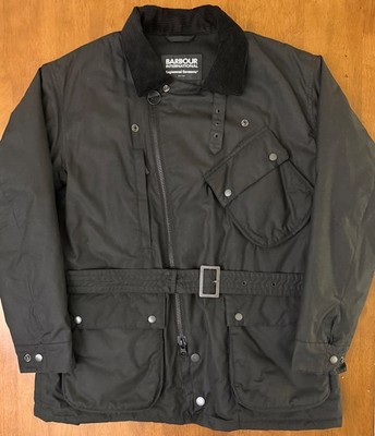 Barbour x Engineered Garments Lenox Wax Jacket Black Size L NWOT MWX1860