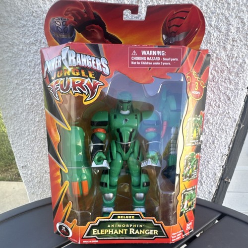 Power Rangers Jungle Fury Deluxe Animorphin Elephant Ranger 2008 Bandai ...