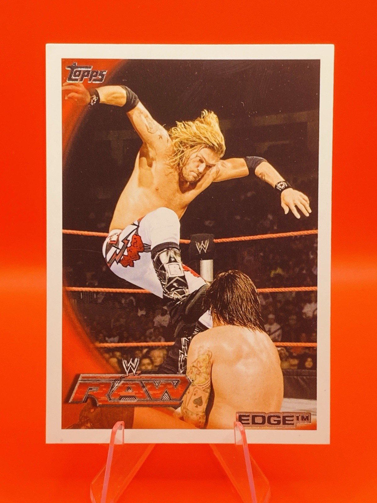 2010 Topps WWE Raw Edge #58  Pro Wrestling Trading Card Rated R Superstar