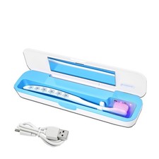 UV-C Toothbrush Case for Travel, Portable Toothbrush Case with Holder, USB-C ...