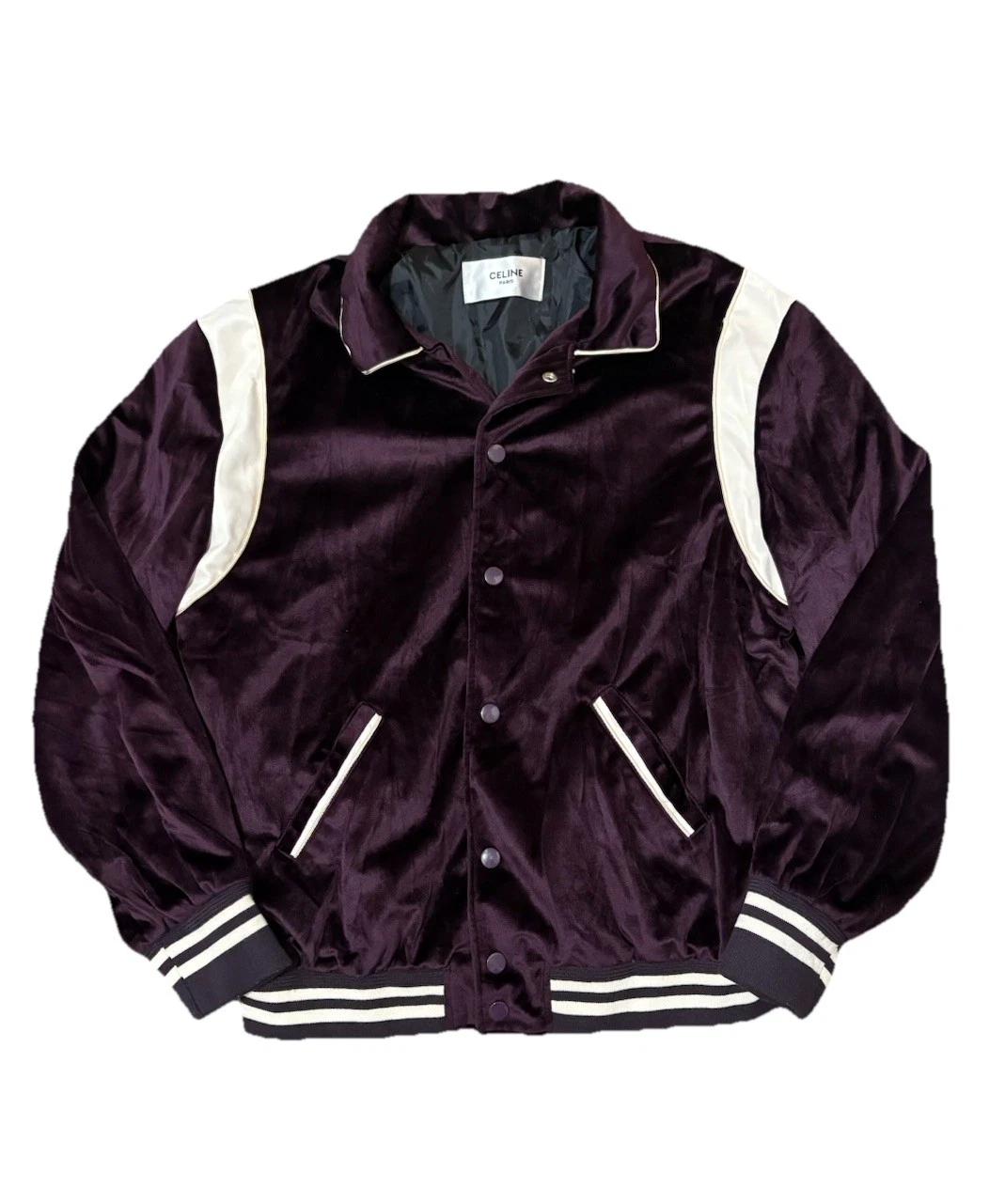 Celine — Celine Teddy Jacket Deep Purple Sz S