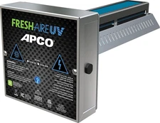 APCO Carbon Cell Matrix HVAC UV Air Purifier with Power Cord, Includes 1-Year UV