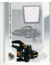 2025 Upper Deck SP Game Used CFL Jersey Steven Dunbar Jr. Hamilton Tiger-cats