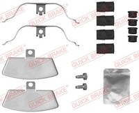 1X Quick Brake 109-1880 ZubehöRsatz Scheibenbremsbelag FüR Audi