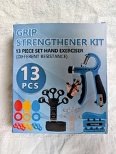 NEW 13 Piece Hand and Grip Strengthener / Strengthening Kit - Navona Branded NEW