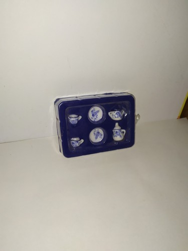 Nostalgia Porcelana-Servicio-Cocina-Casa de muñecas-Salón de muñecas - Imagen 1 de 1