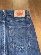 Levis 514 Slim Fit Dark Denim Jeans Boys Size 12 26x26