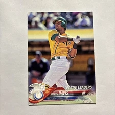 Khris Davis 2018 Topps All-Star Game #218 Oakland Athletics Baseball Card