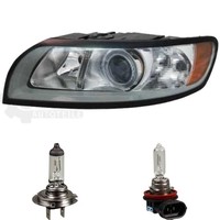Halogen Scheinwerfer Links FüR Volvo S40/V50 01.07-> H9/H7 Ohne Motor