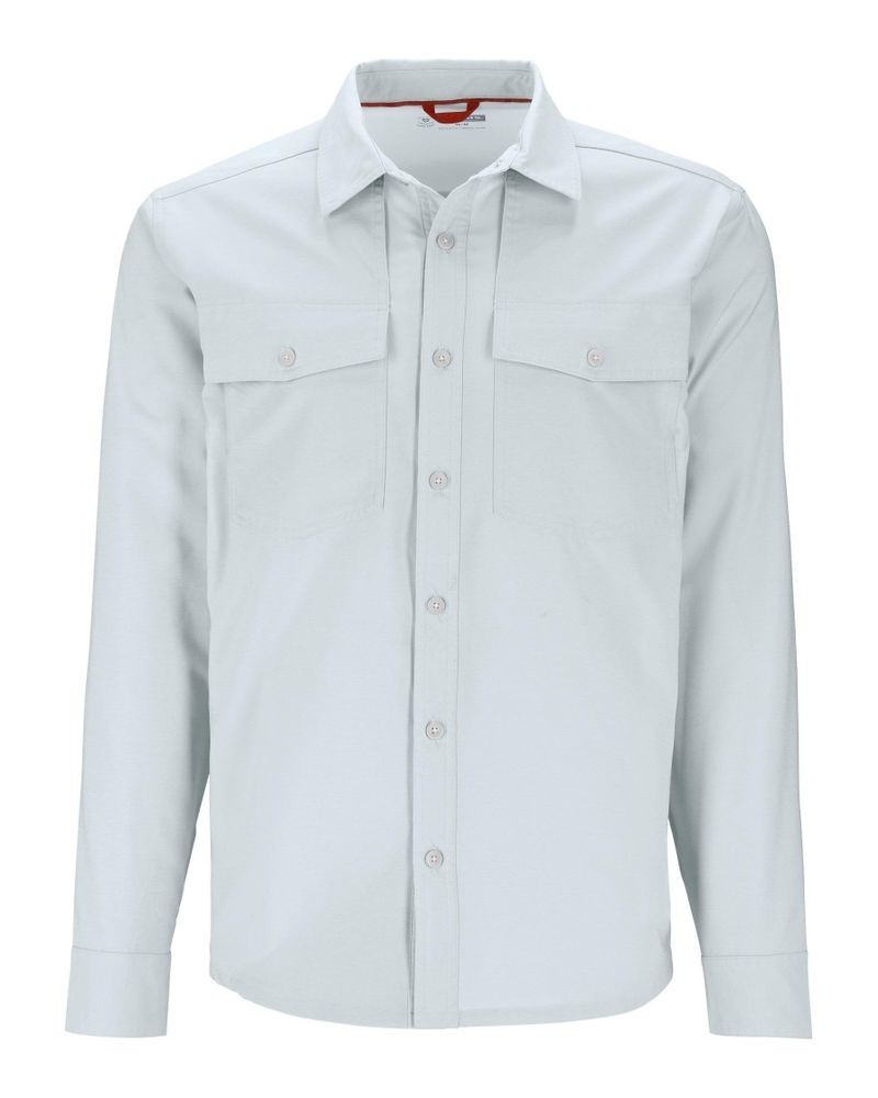 Chemise de pêche Simms respirante anti-UV manches ajustables pour climat tropical