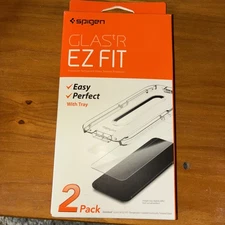 Spigen iPhone 11/XR GLAStR EZ fit screen protector (2 Pack)