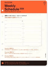 [US Stock] PLOTTER 2026 Refill 002 A5 Size Weekly Left JAPAN Schedule Planner