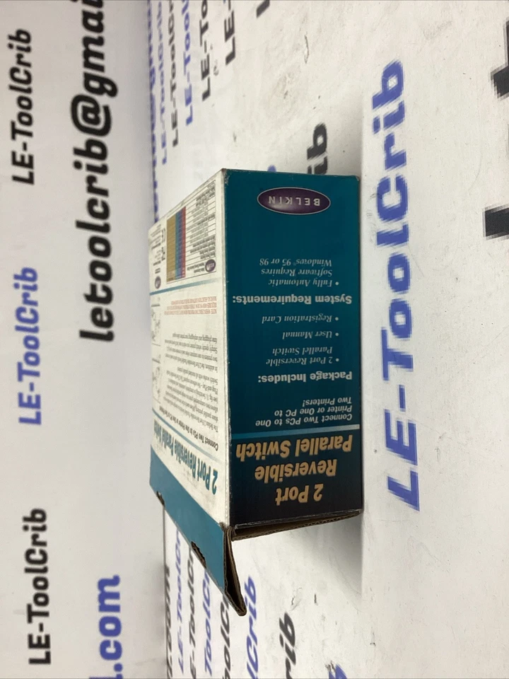 Belkin 2 port reversible parallel switch F1U109 J-701 - Image 4 of 4