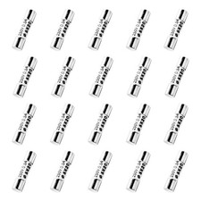 20pcs 0.5Amp 250V Ceramic Fuses 5 x 20 mm / 0.2 x 0.79 inch Fast-Blow Fuse