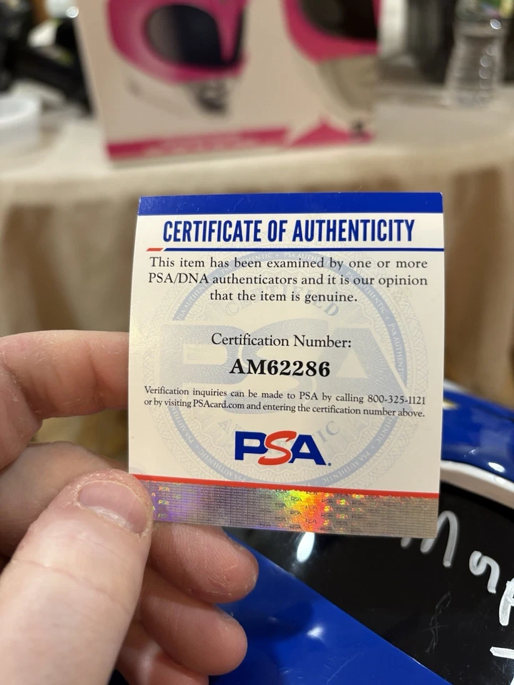 Power Rangers Blue Ranger Lightning Collection Helmet PSA Signed By David Yost - Image 3 of 4