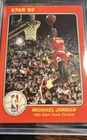 1984-85 Star Slam Dunk Contest - Michael Jordan #5 (RC)