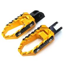 Touring Gold Anti Slip Front Foot Pegs For Aprilia Tuono 125 17 18 19