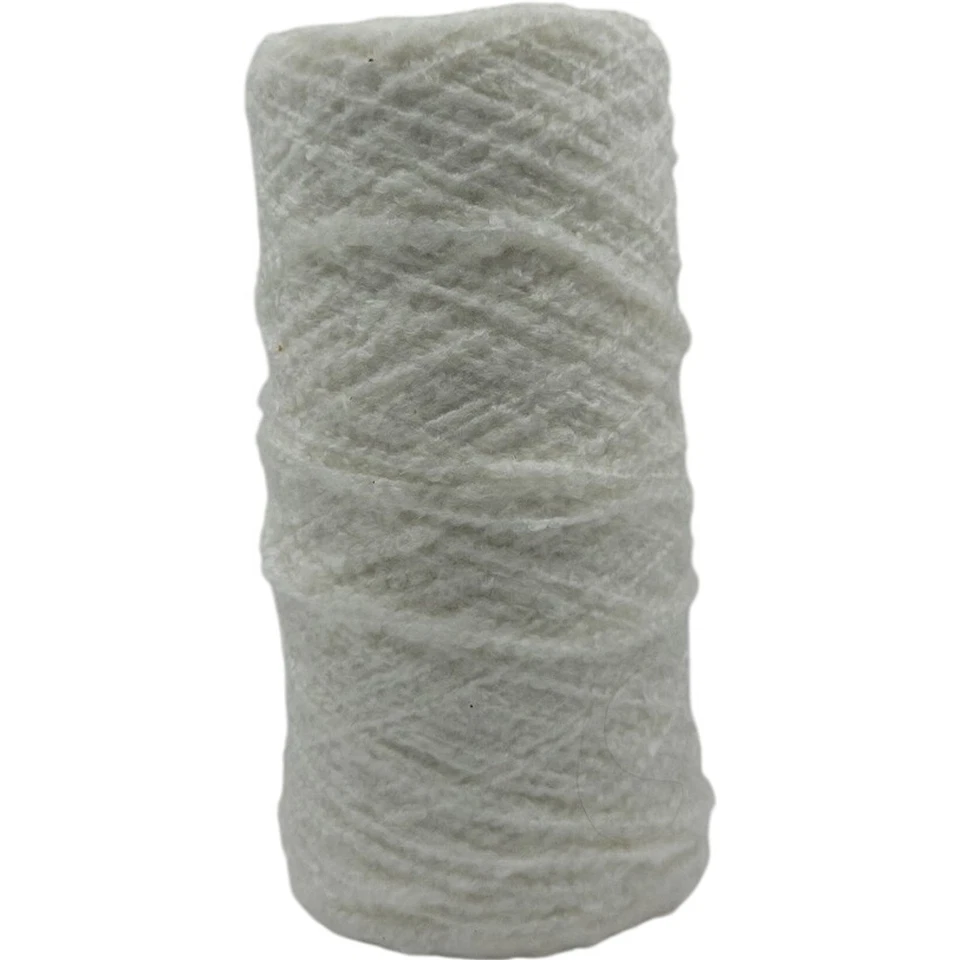 Vintage 1980s White Cotton Yarn Cone Spool - Image 4 of 4