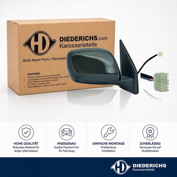 Aussenspiegel Rechts Diederichs 6674926 FÜR Toyota RÜCkspiegel Aussen-image