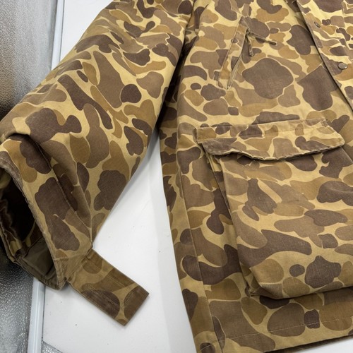 Vintage Cold Storage Duck Camo Hunt Jacket Foul Weather Gear Size Large 3 in 1 - Picture 4 of 17