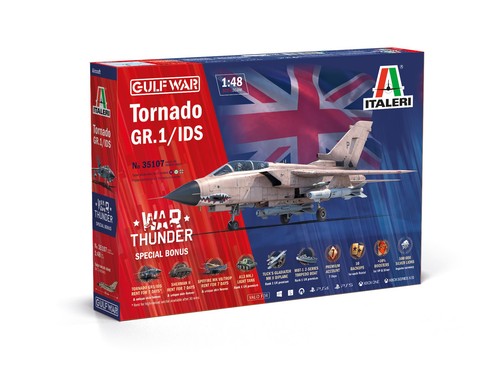Italeri 35107 1:48 Tornado GR.1/IDS Gulf W. War Thunder - originalgetreue Nachbi - Picture 1 of 6