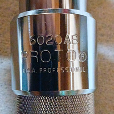 Proto 6020ab 34in Drive Click Torque Wrench Ratcheting Adjustable Steel Proto 6020ab 34in Drive Click Torque Wrench Ratcheting Adjustable Steel