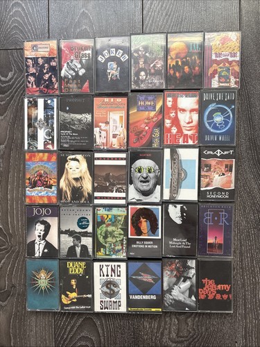 Restposten 30 x Rock Audio Kassetten alle getestet & sehr guter Zustand!
