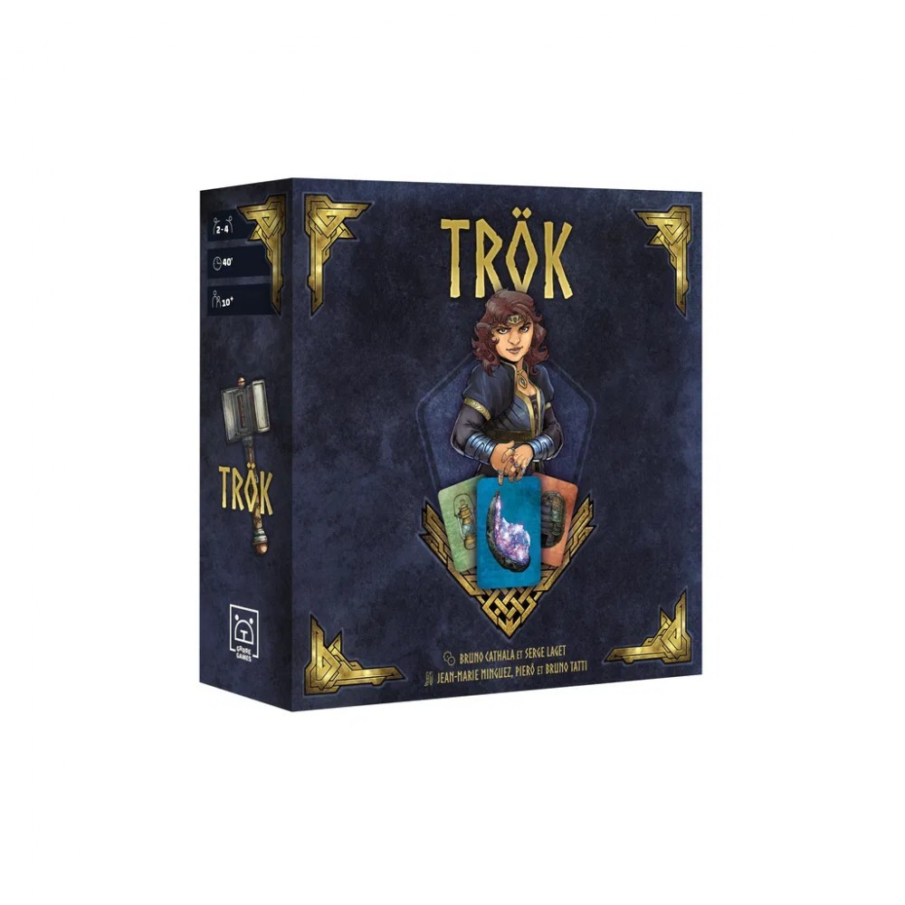 Trok Grrre Games carton rigide, jeu de société neuf aux couleurs vibrantes