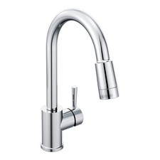 Moen 46201 CFG Edgestone One-Handle Pull-Down Kitchen Faucet - Chrome