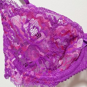L'Agent Agent Provocateur Adlina Non Pad Demi Bra Amethyst Pink Size 34B Lace
