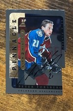 1996-97 Be A Player Link to History Autographs Silver #2B Peter Forsberg #X15951