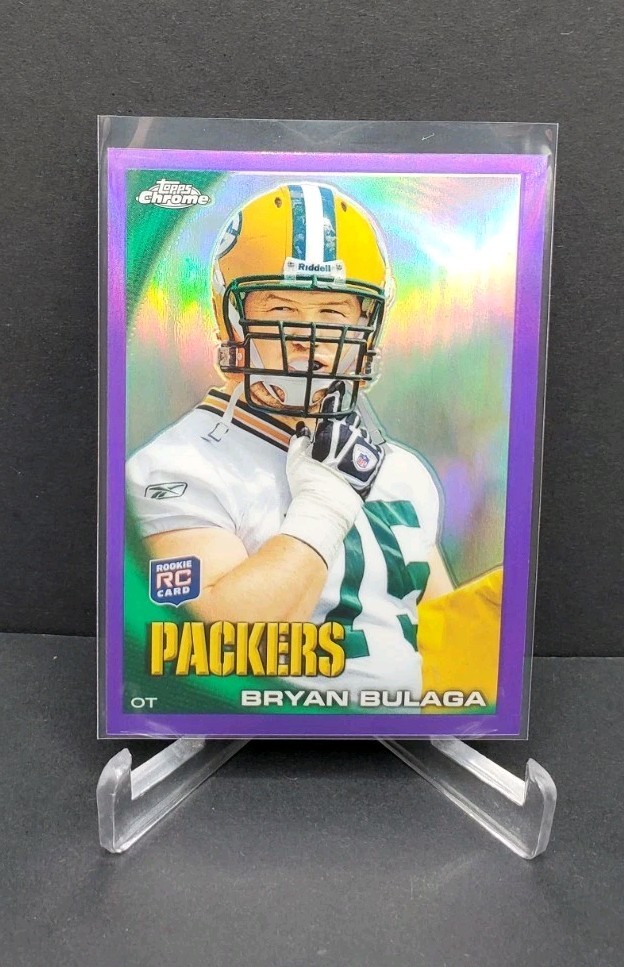 Bryan Bulaga Topps Chrome #C129 Purple Refractor