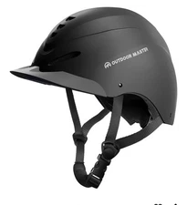 OutdoorMaster Equestrian Helmet, Horse Riding Helmet with Sun Visor, Adjustable.