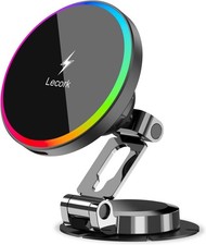 for Magsafe Car Mount Charger  15W Faster Charging  Magnetic Wireless Car Charger