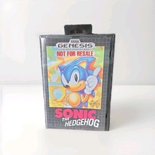 Sega Genesis Sonic Not For Resale Case Only No Cartridge