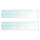 88x Show Number Plate Acrylic Blanks Wet Transparent Plastic B-GRADE WHOLESALE