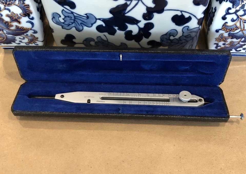 Herramienta de dibujo divisor proporcional vintage DIETZGEN 988L + estuche Foto 2 de 4