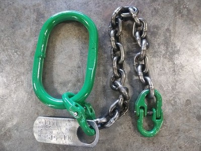  SIS USA sling size 9/32'',grade 100,type, reach 2 ' 10'', WLL 1000 lb  