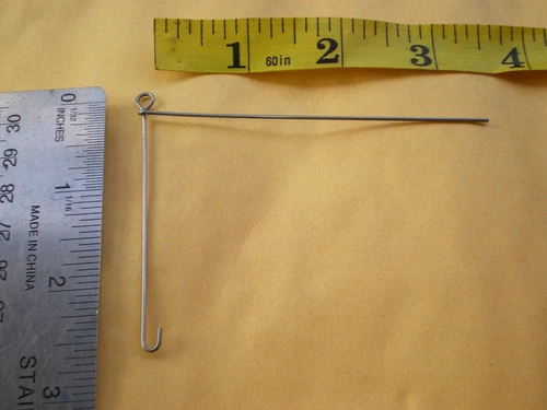 150 PCS STAINLESS S. SPINNER BAIT WIRE FORM .041X3-1/2"X2-1/2" FITS IN DOIT MOLD