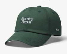 NWT - AG1 Adjustable  Morning Person  Hat - One Size Fits All - Green