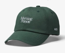 NWT - AG1 Adjustable “Morning Person” Hat - One Size Fits All - Green