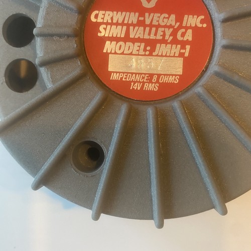 Cerwin-Vega JMH-1 Treble Driver Cap Only - Picture 11 of 12